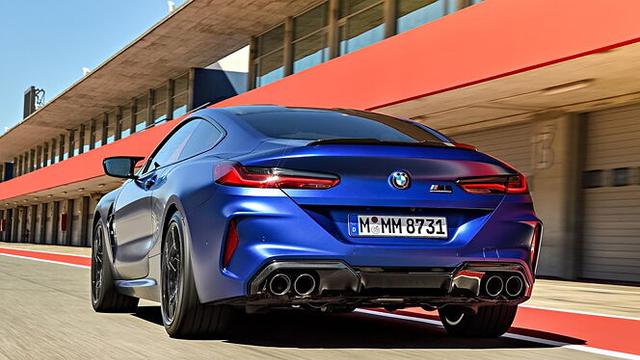 BMW M8 Rear View