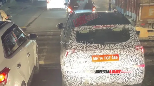 Skoda Kushaq facelift Rear View