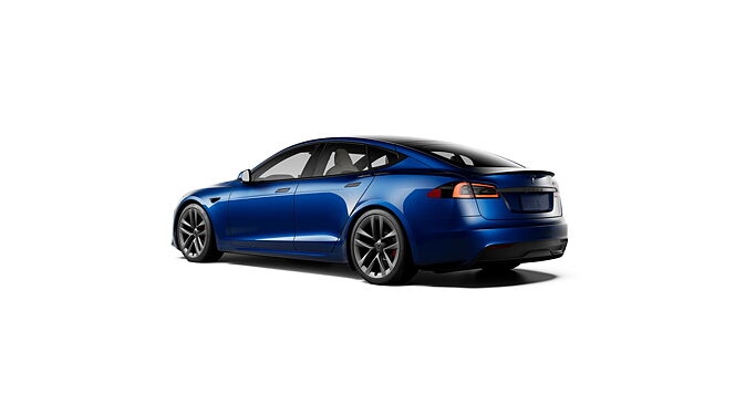 Tesla Model S Left Rear Three Quarter