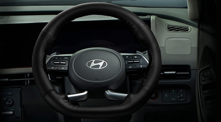 STEERING WHEEL COVER- BLACK