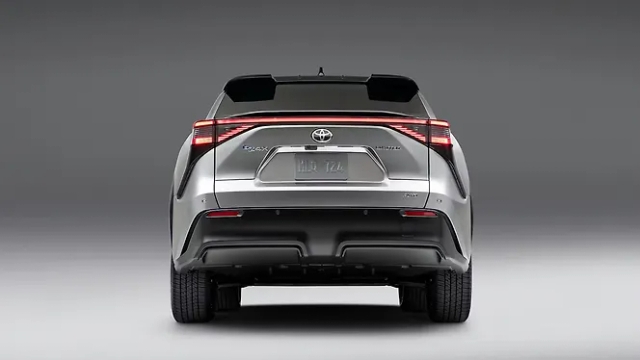 Toyota BZ4X Rear View