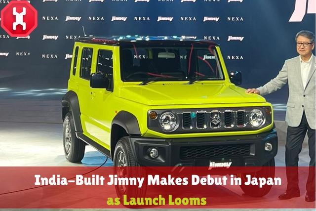 India-Built Jimny Makes Debut in Japan as Launch Looms Near