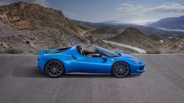 Ferrari 296 GTS Right Side View