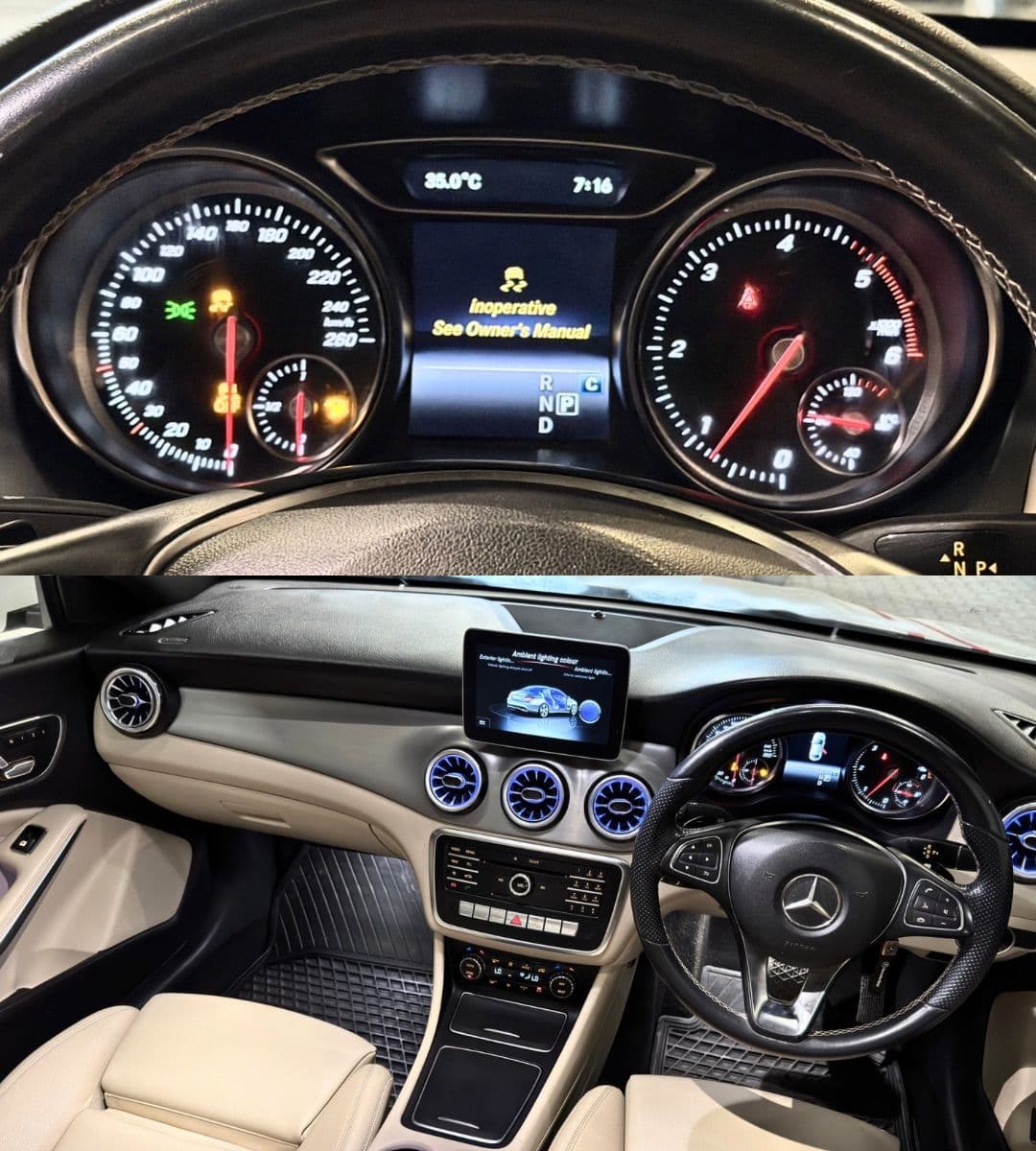 INTERIOR image for Mercedes-Benz CLA | Hooter