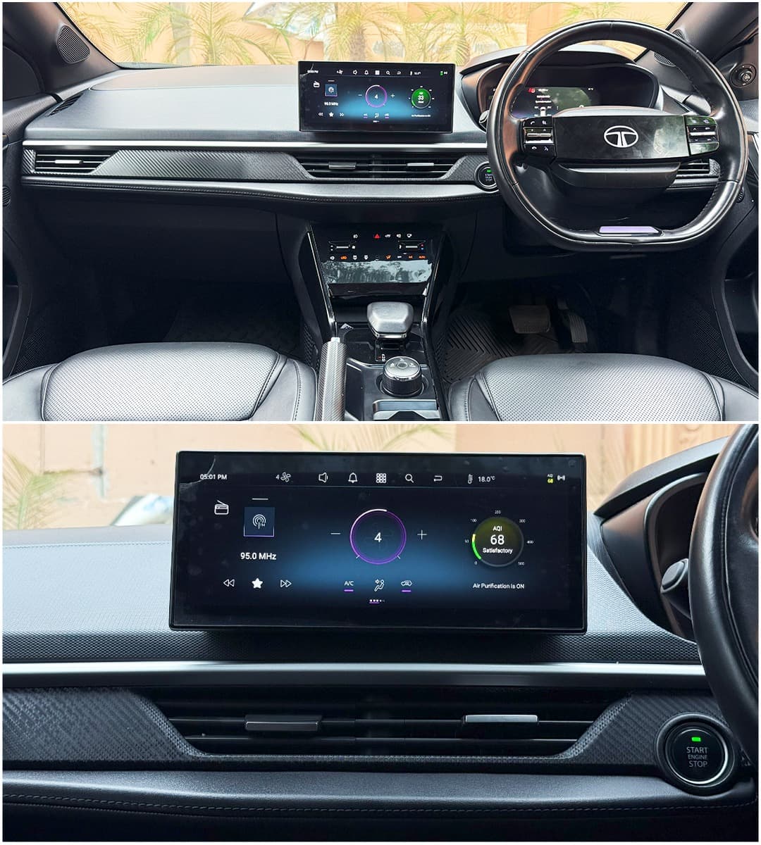 INTERIOR image for Tata Nexon Fearless Plus (PS) 1.5 Diesel 6MT Dark Edition 2023 | Hooter