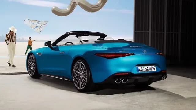 Mercedes-Benz AMG SL55 Roadster Rear View