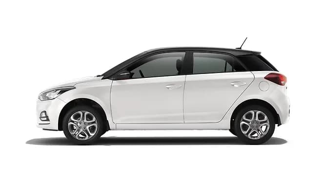 Hyundai Elite i20 [2019-2020] in Polar White / Black | Hooter