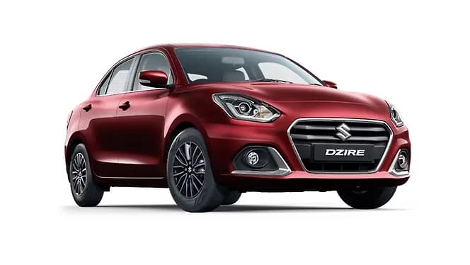 Maruti Suzuki Dzire [2020-2024] in Phoenix Red | Hooter