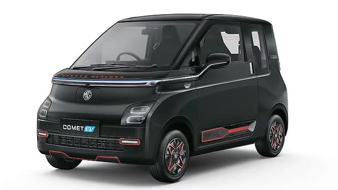 MG Comet EV in Black with Fiery Red Accent | Hooter