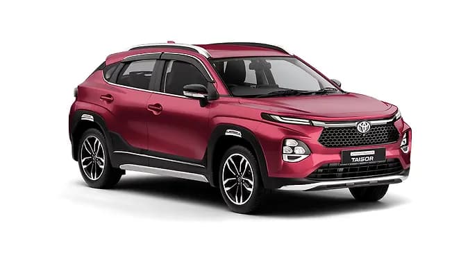 Toyota Urban Cruiser Taisor in Sportin Red | Hooter