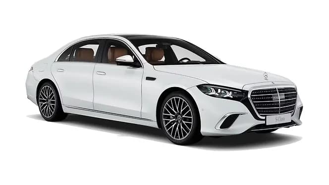 Mercedes-Benz S-Class in Opalite White Bright | Hooter