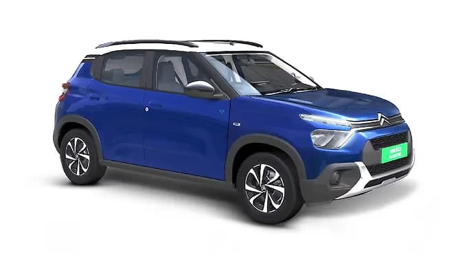 Polar White with Blue roof