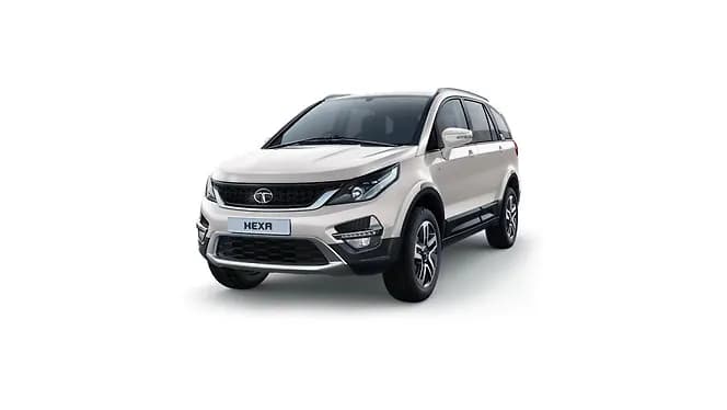 Tata Hexa [2017-2019] in Pearl White | Hooter