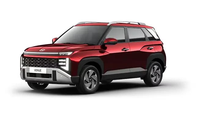 Hyundai Venue in Dragon Red | Hooter