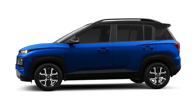 Cosmic blue with abyss black roof | Hooter