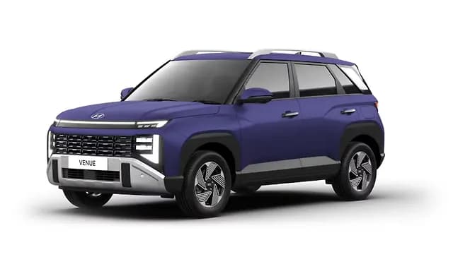 Hyundai Venue in Mystic Sapphire Matte | Hooter