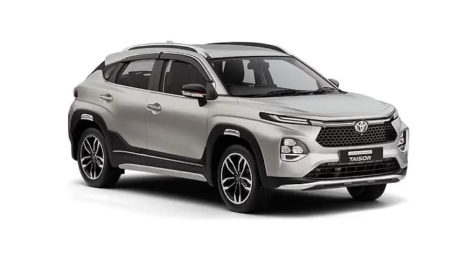 Toyota Urban Cruiser Taisor in Cafe White | Hooter
