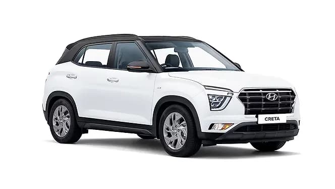 Hyundai Creta [2020-2023] in Polar White,Phantom Black | Hooter