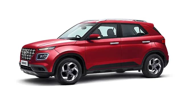 Hyundai Venue [2019-2022] in Fiery Red | Hooter