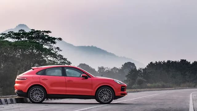 Porsche Cayenne Coupe Right Side View