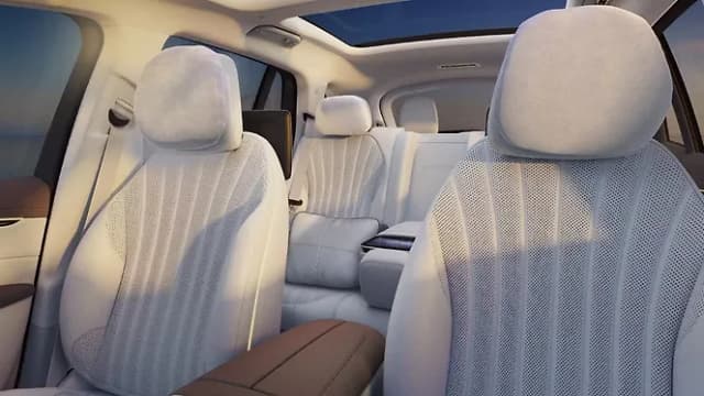 Mercedes-Benz EQS SUV Rear Seats