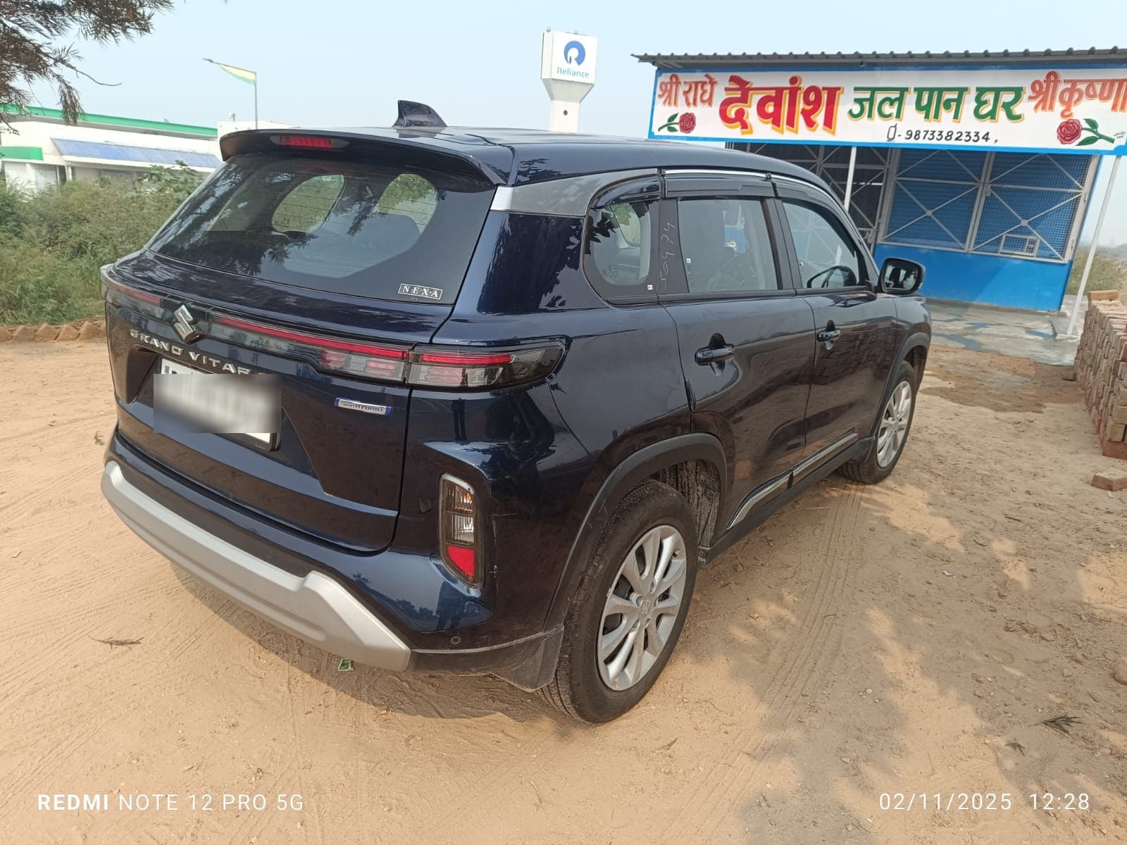 Maruti Suzuki Grand Vitara Delta Smart Hybrid 2025 exterior | Hooter