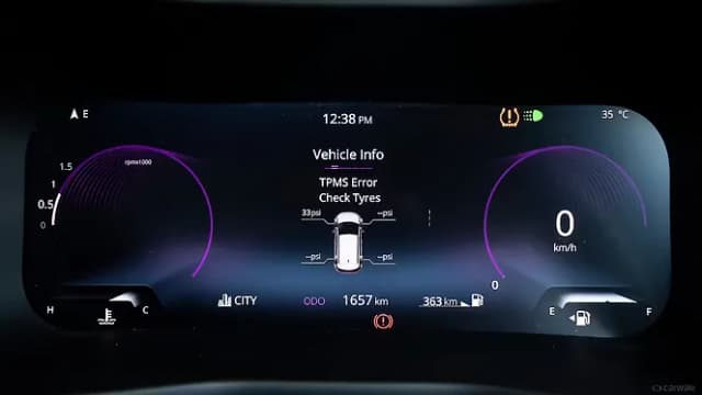 Tata Nexon Instrument Cluster Instrument Cluster