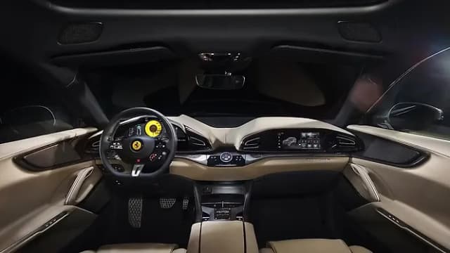 Ferrari Purosangue SUV Dashboard