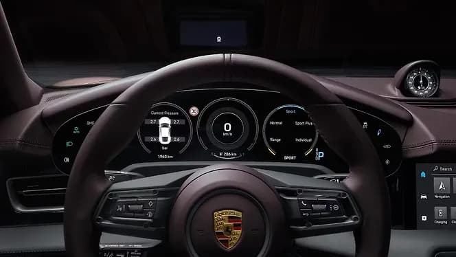 Porsche Taycan Steering Wheel Steering Wheel | Hooter