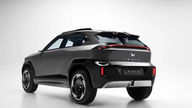 Mahindra Vision X Compact SUV Rear View | Hooter