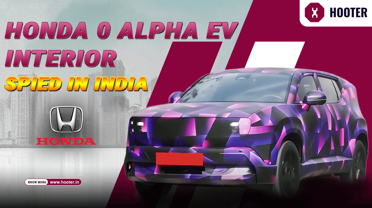 Honda 0 Alpha EV interior spied in India