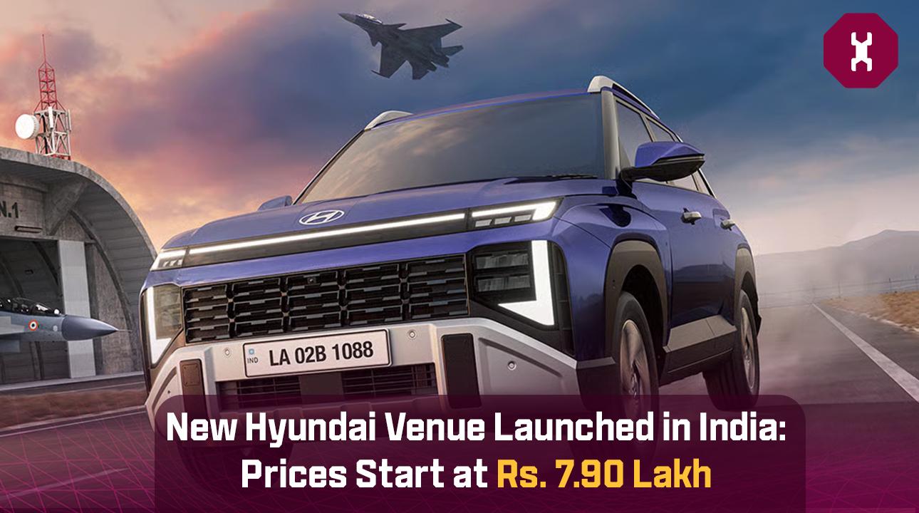 New Hyundai Venue Model Launched in India – Check Price and Specs