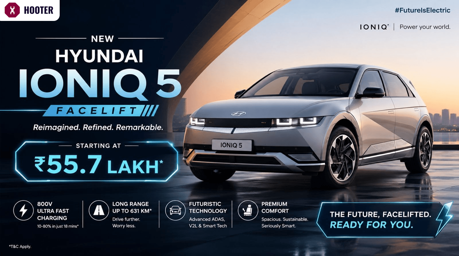 New Hyundai Ioniq 5 facelift at Rs 55.7 lakh