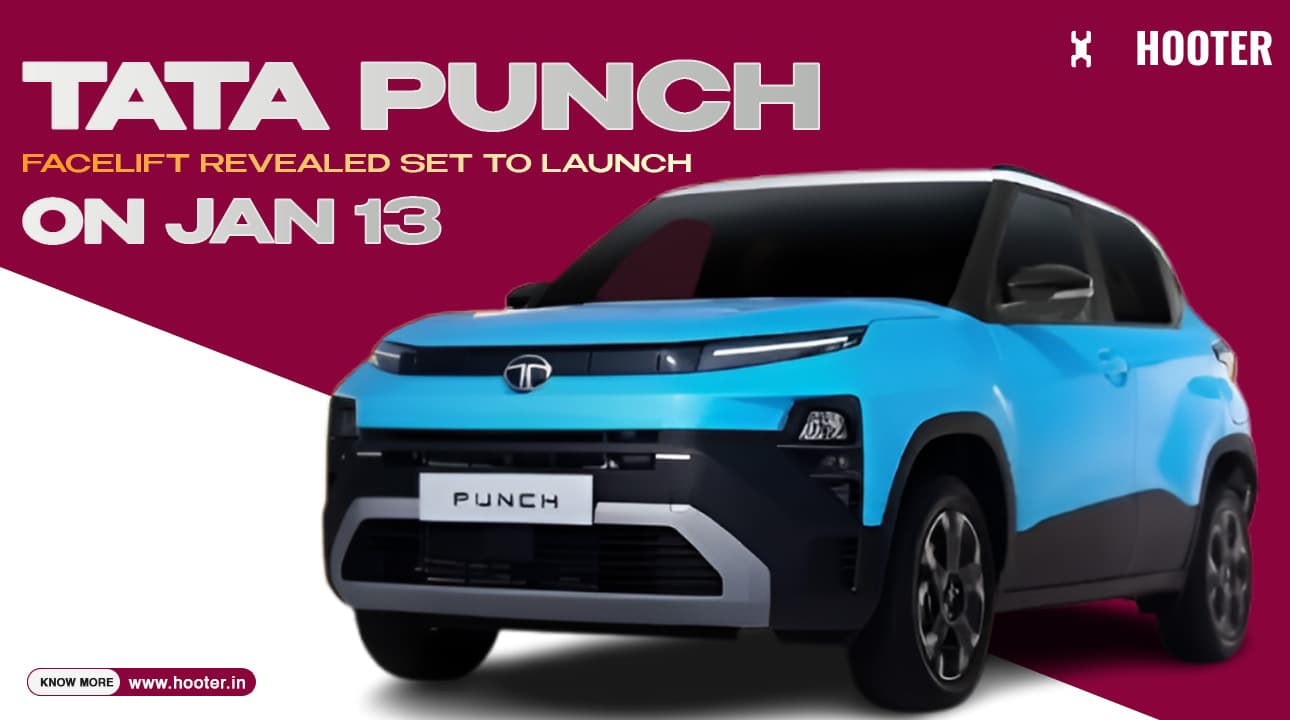 Tata Punch Facelift Revealed Set To Launch On Jan 13