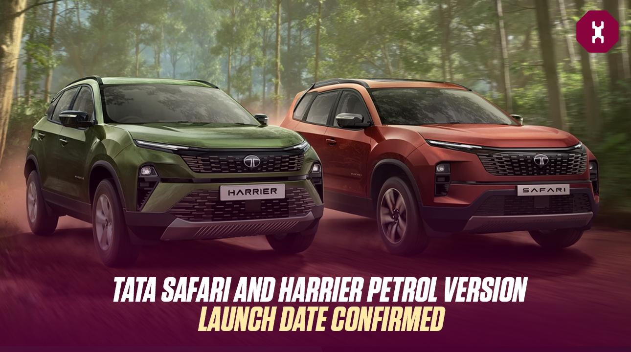 Tata Harrier and Safari Petrol Versions to Launch Early 2025