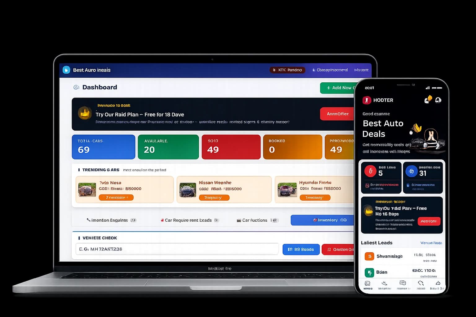 Hooter partner dashboard and mobile app preview | Hooter Hooter partner dashboard and mobile app preview | Hooter