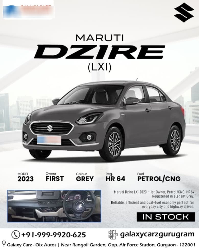 EXTERIOR image for DZIRE LXI
