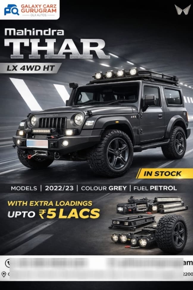 EXTERIOR image for THAR LX P AT 4WD 4S HT NE