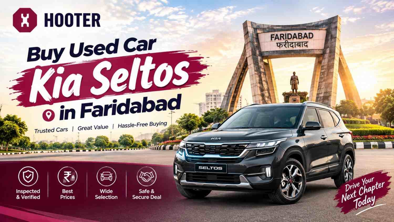 Buy Used Car Kia Seltos in Faridabad | 2022 GTX+ on Hooter | Hooter Buy Used Car Kia Seltos in Faridabad | 2022 GTX+ on Hooter | Hooter