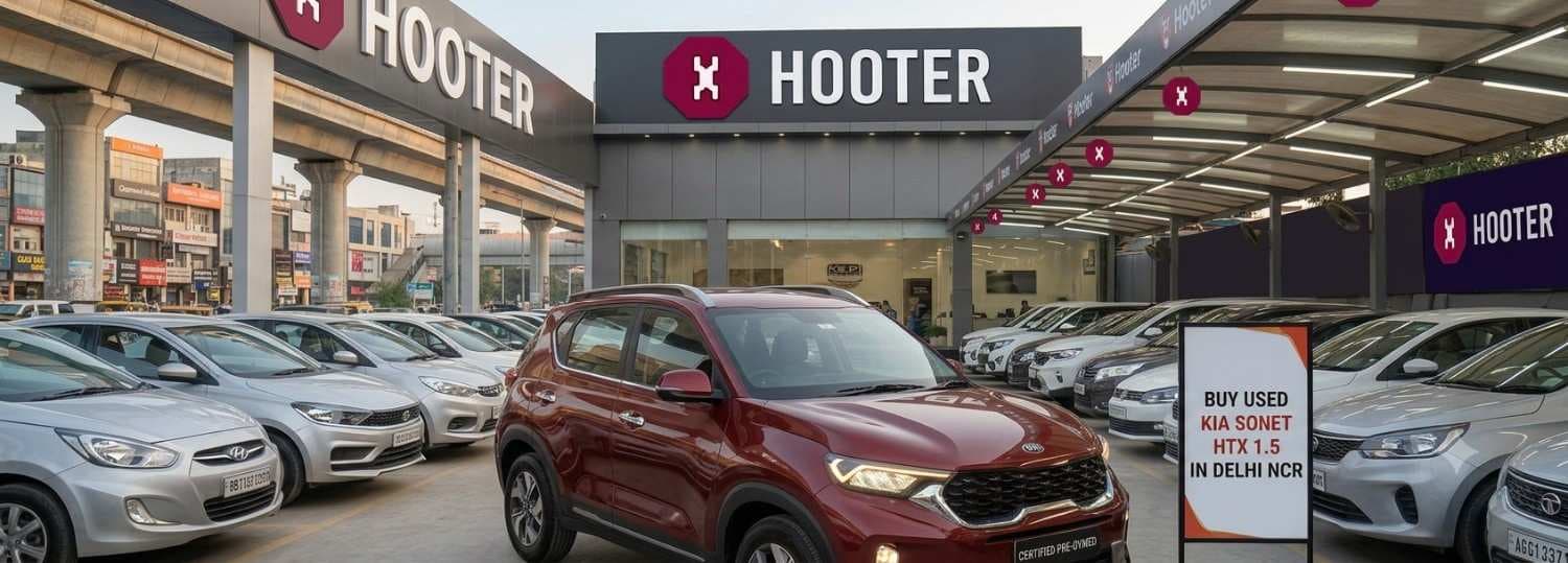 Buy Used Kia Sonet HTX 1.5 in Delhi NCR | Hooter Buy Used Kia Sonet HTX 1.5 in Delhi NCR | Hooter