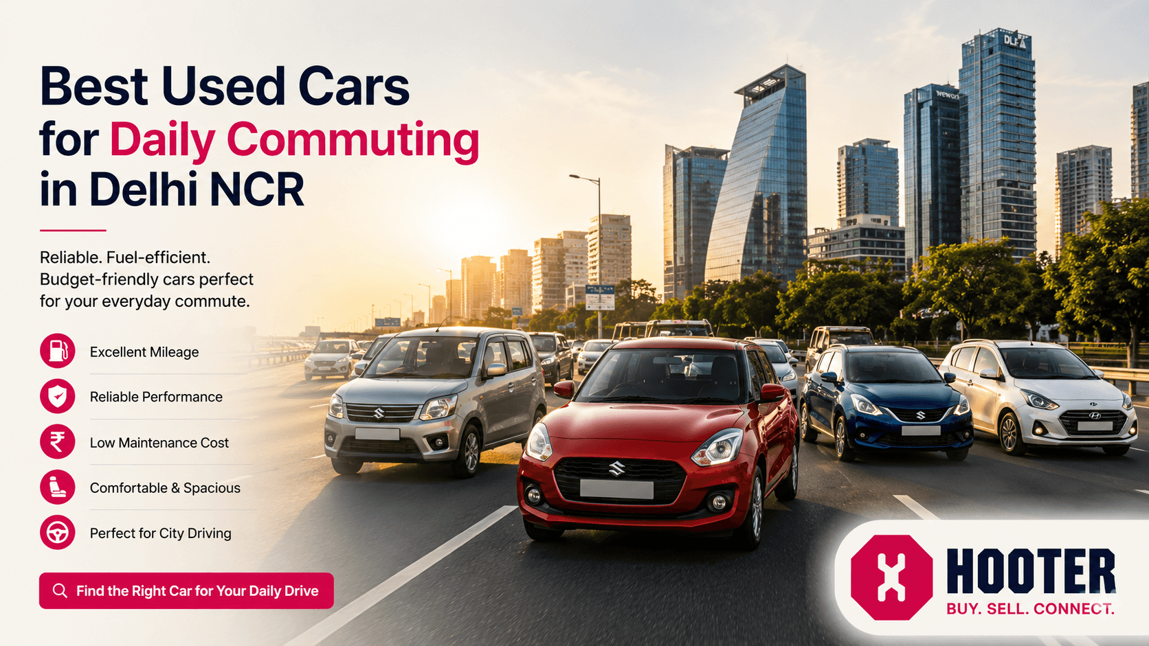 Best Used Cars for Daily Commuting in Delhi NCR | Affordable & Reliable Used Cars