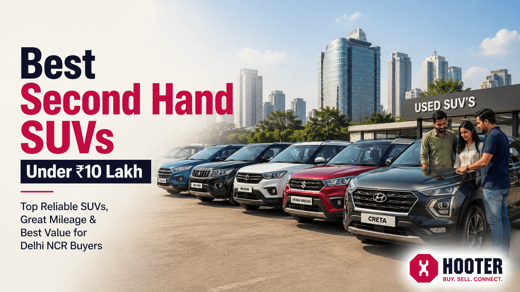 Best Second Hand SUVs Under ₹10 Lakh in India: Top Used SUVs Worth Buying in 2026 | Hooter Best Second Hand SUVs Under ₹10 Lakh in India: Top Used SUVs Worth Buying in 2026 | Hooter