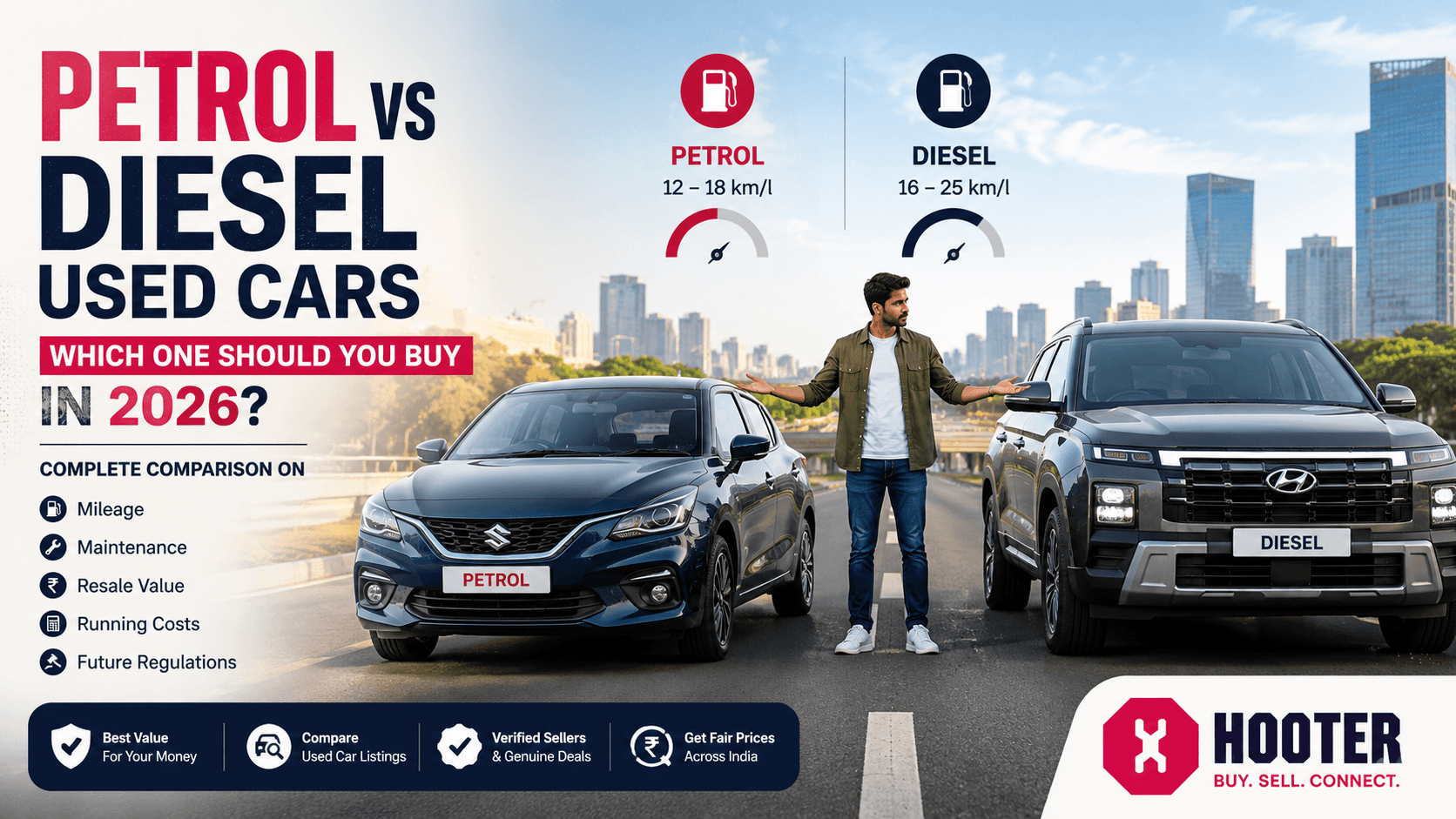 Petrol vs Diesel Used Cars in 2026: Which One Offers Better Value in India?